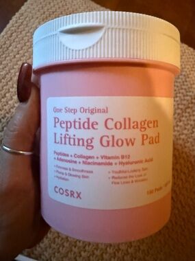 COSRX Peptide Collagen Lifting Glow Pad Toner - Pink